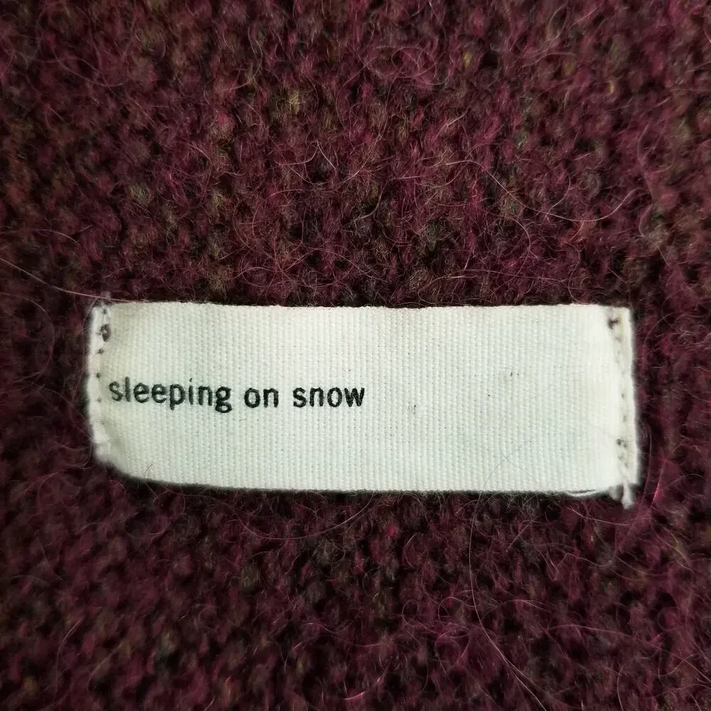 Sleeping On Snow Anthropologie Cozy Times Two Cardigan Sweater Alpaca Layered M